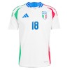 Camiseta de fútbol Italia Barella 18 Segunda Equipación Euro 2024 - Hombre